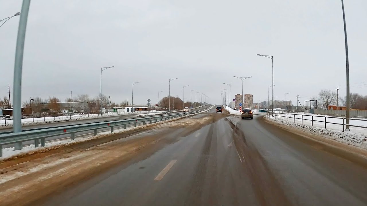 В Самаре открыли движение по новой дороге с тремя путепроводами: едем по новой дороге !!!