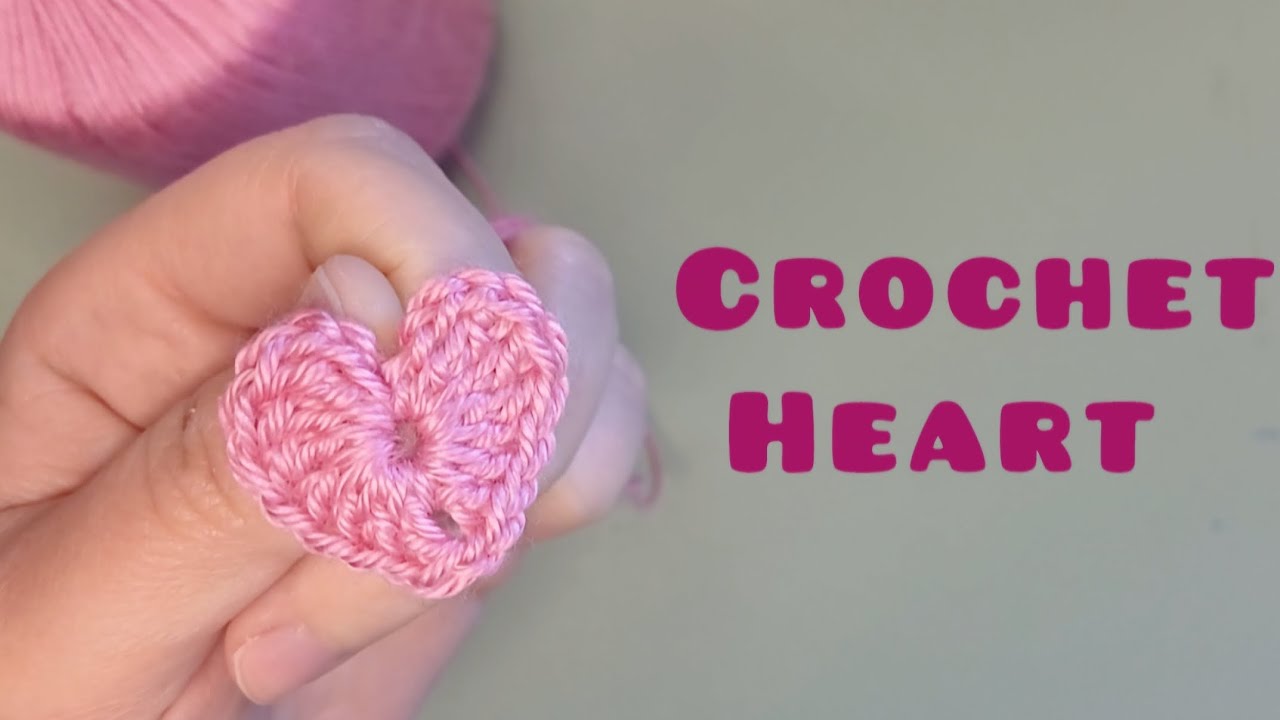 How to Crochet a Heart 💗 | Easy Crochet Tutorial (Beginner Friendly)