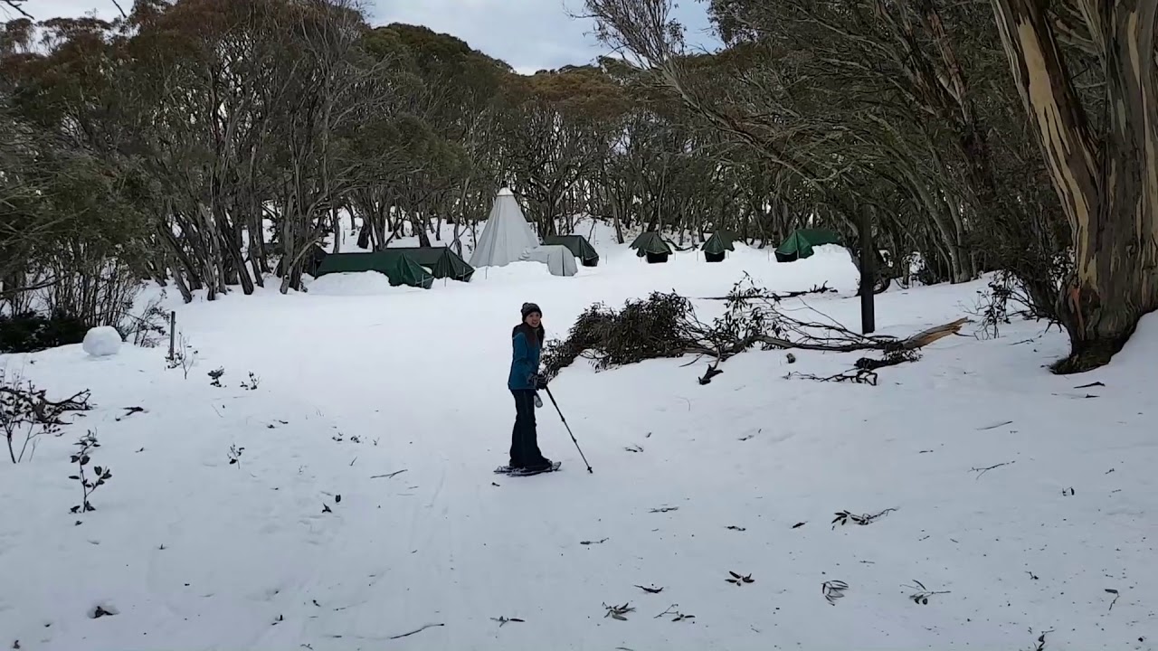 Overnight Snow Camping at Mt Stirling, Victoria, Australia