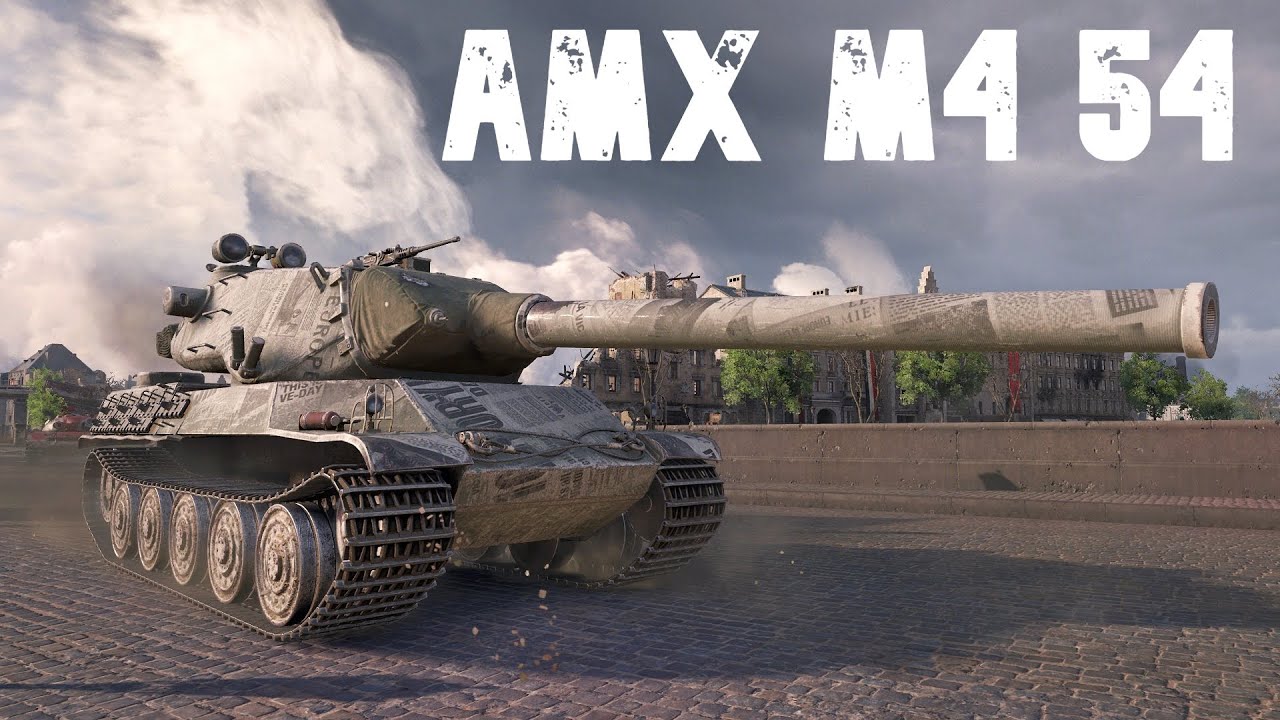 World of Tanks AMX M4 mle. 54 - 3 Kills 10,4K Damage