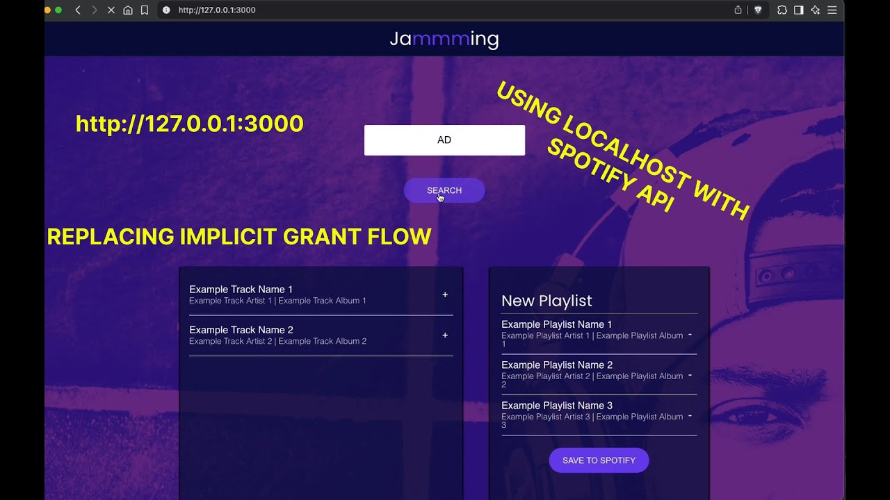 Replacing Implicit Grant Flow with PKCE | Jammming Project