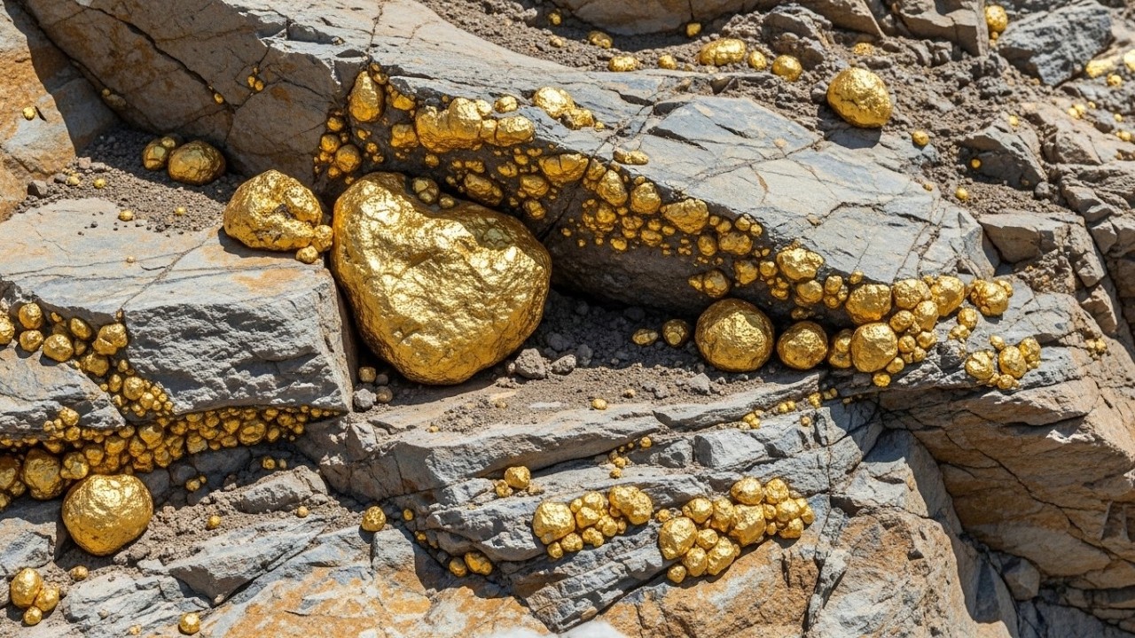 wow Unbelievable Gold Discovery! Giant Nuggets Found Inside Rock Layers