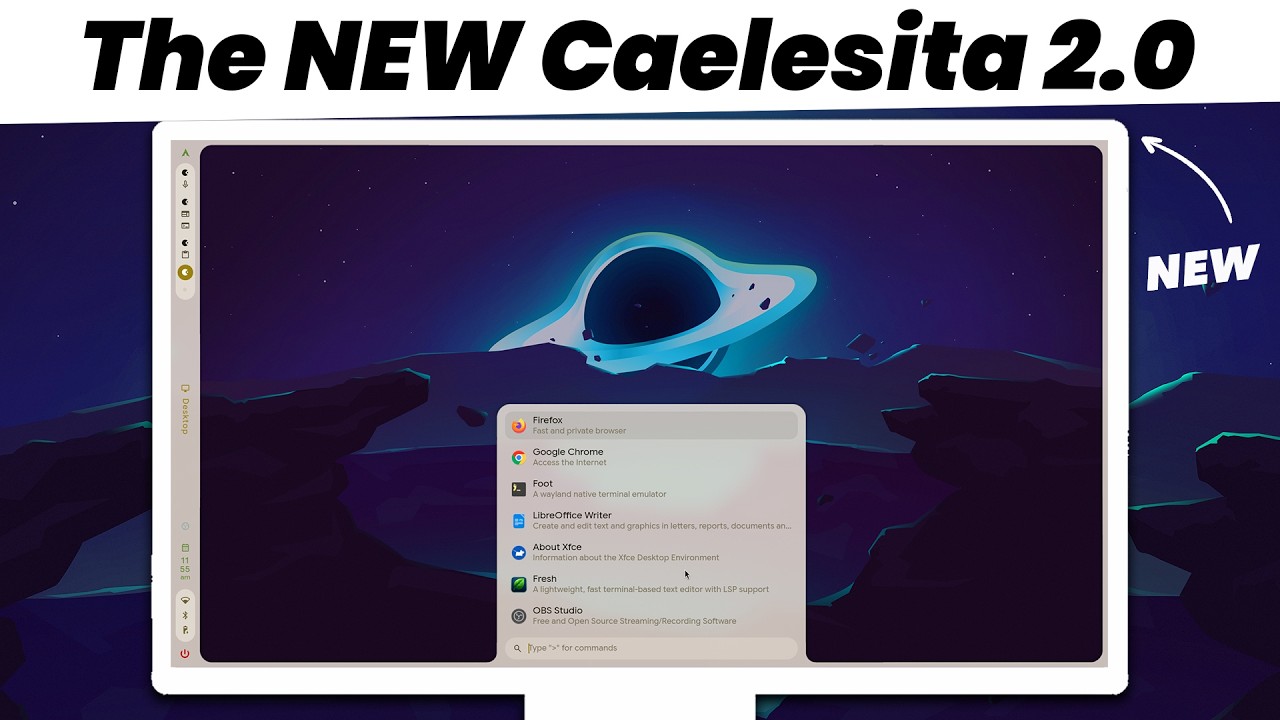 Caelestia Shell 2.0 &mdash; самый красивый райс HYPRLAND 2026 года (установка Arch Linux)