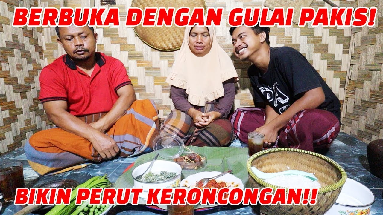 BERBUKA SEMAKIN NIKMAT DENGAN GULAI PAKIS + SAMBAL IKAN ASIN JAMBAL!!