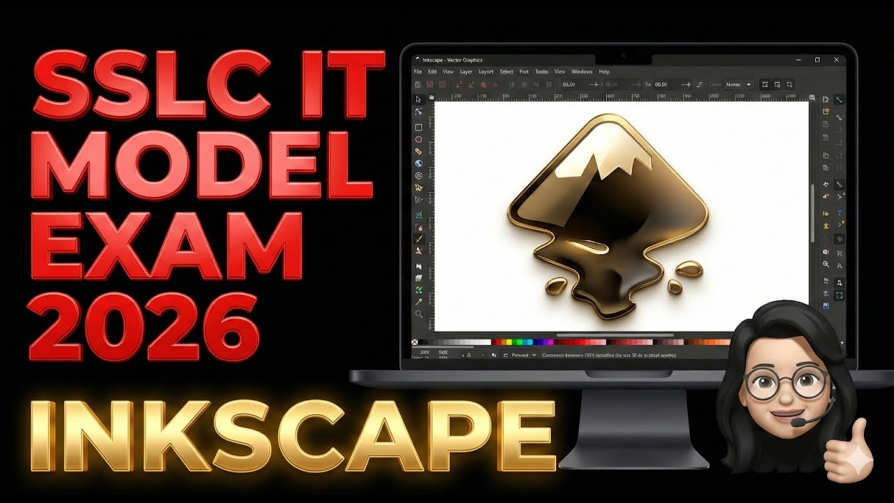 SSLC IT MODEL EXAM 2026|INKSCAPE