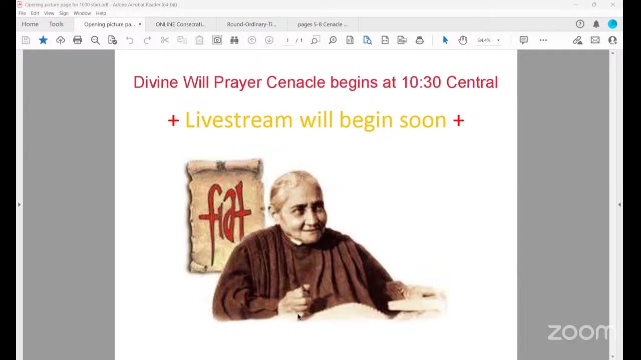Bound In the Divine Will - Rays of Light~Rainbows of Peace - Divine Will Prayer Cenacle
