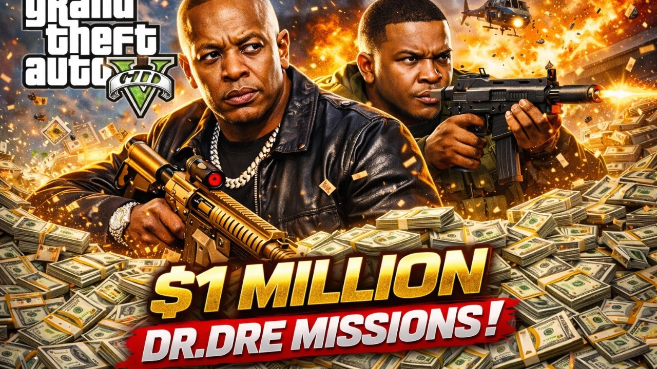GTA 5 DR DRE MISSION LIVE 1 MILLION FINAL HEIST#gta5