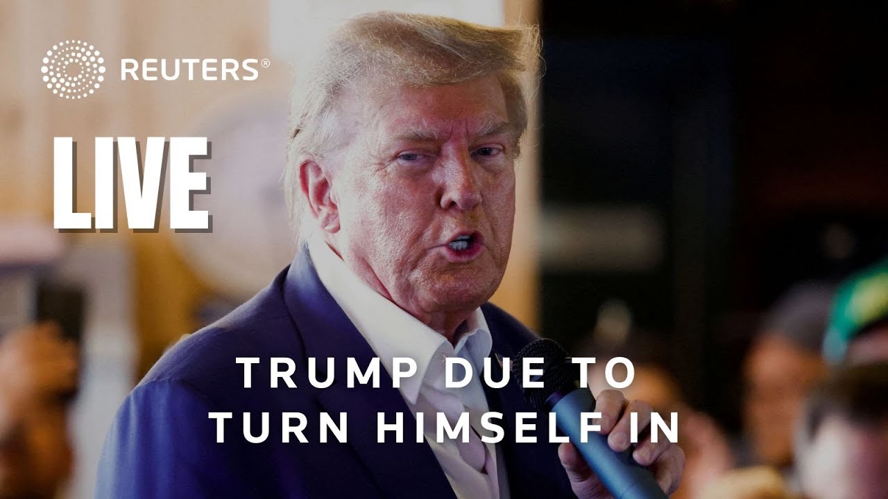 LIVE: Donald Trump is due to surrender at Atlanta jail