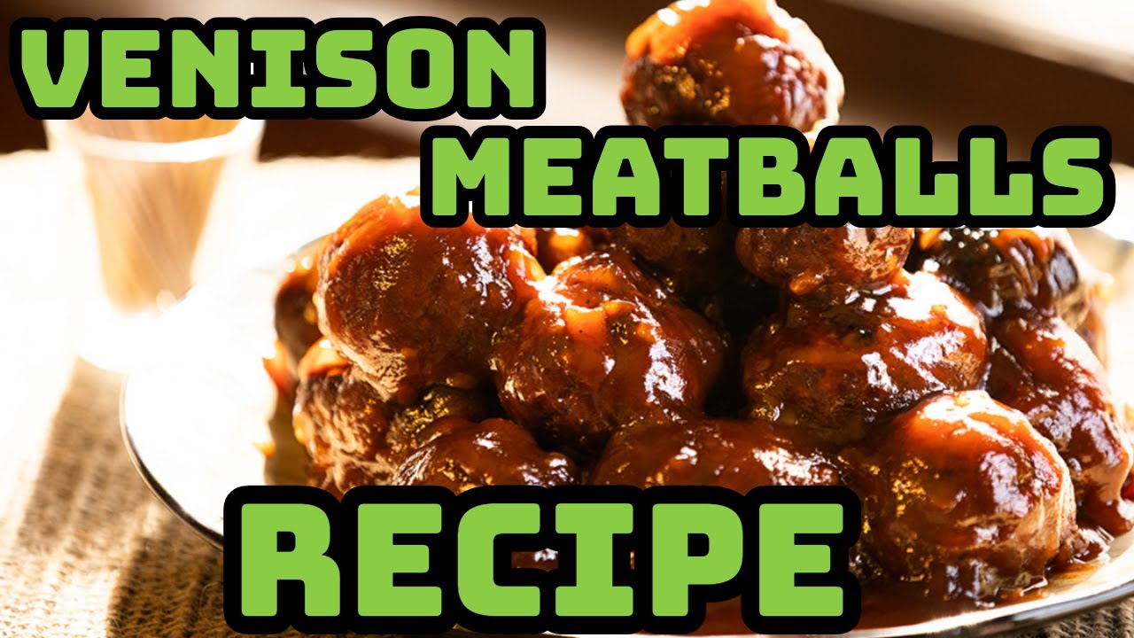 EASY BBQ VENISON MEATBALLS RECIPE (CROCKPOT)