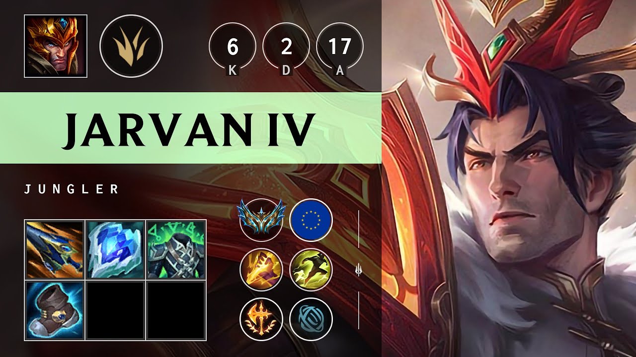 Jarvan IV Jungle vs Brand - EUW Challenger Patch 25.08