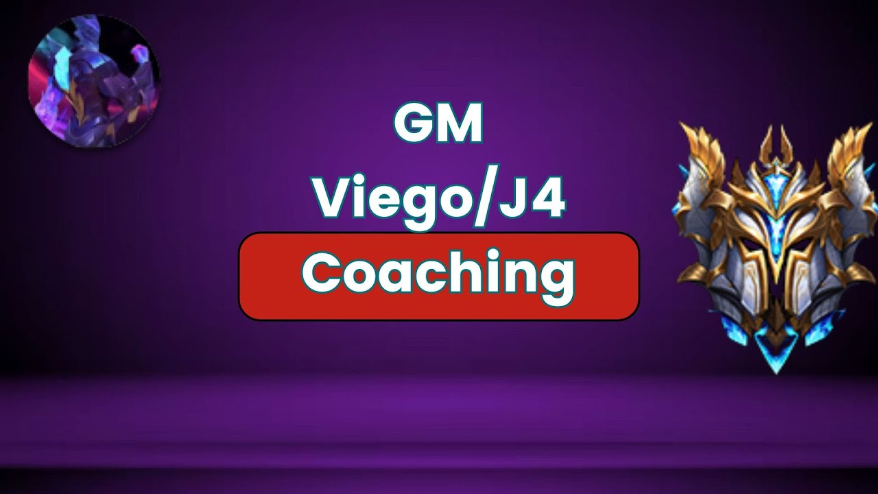 Rank 1 Jungle Coaching GM Viego and Jarvan Player