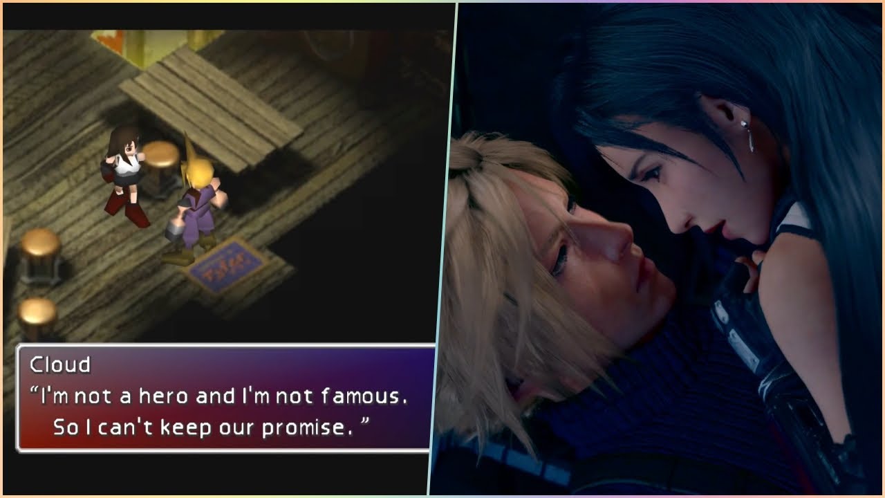 The 3 biggest changes of Cloud and Tifa scene between FF7 Remake and Original