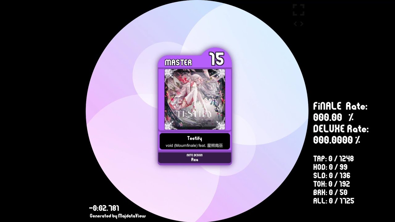 [ Final Verdict Pack 6 ] Testify [ maimai 創作譜面 MASTER 15 DX ]