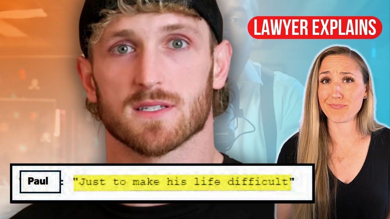 Why Logan Paul Issued Privacy Take-Downs Over His Scummy Texts | LAWYER EXPLAINS