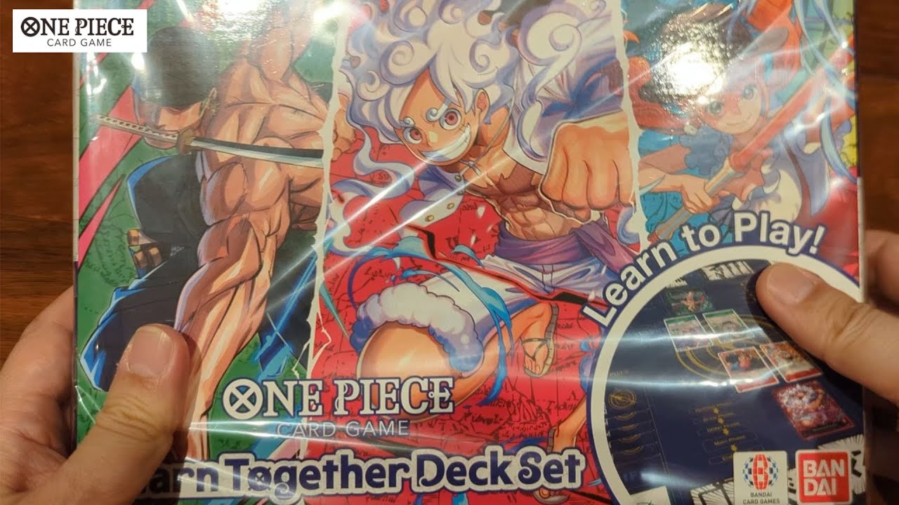 [OPTCG] Unboxing One Piece Card Game Learn Together Deck Set (LT-01)!
