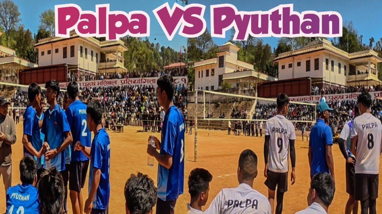 Palpa VS Pyuthan volleyball match/ Resham Bk Vs Bikas Giri/ Lumbini chief minister cup volleyball