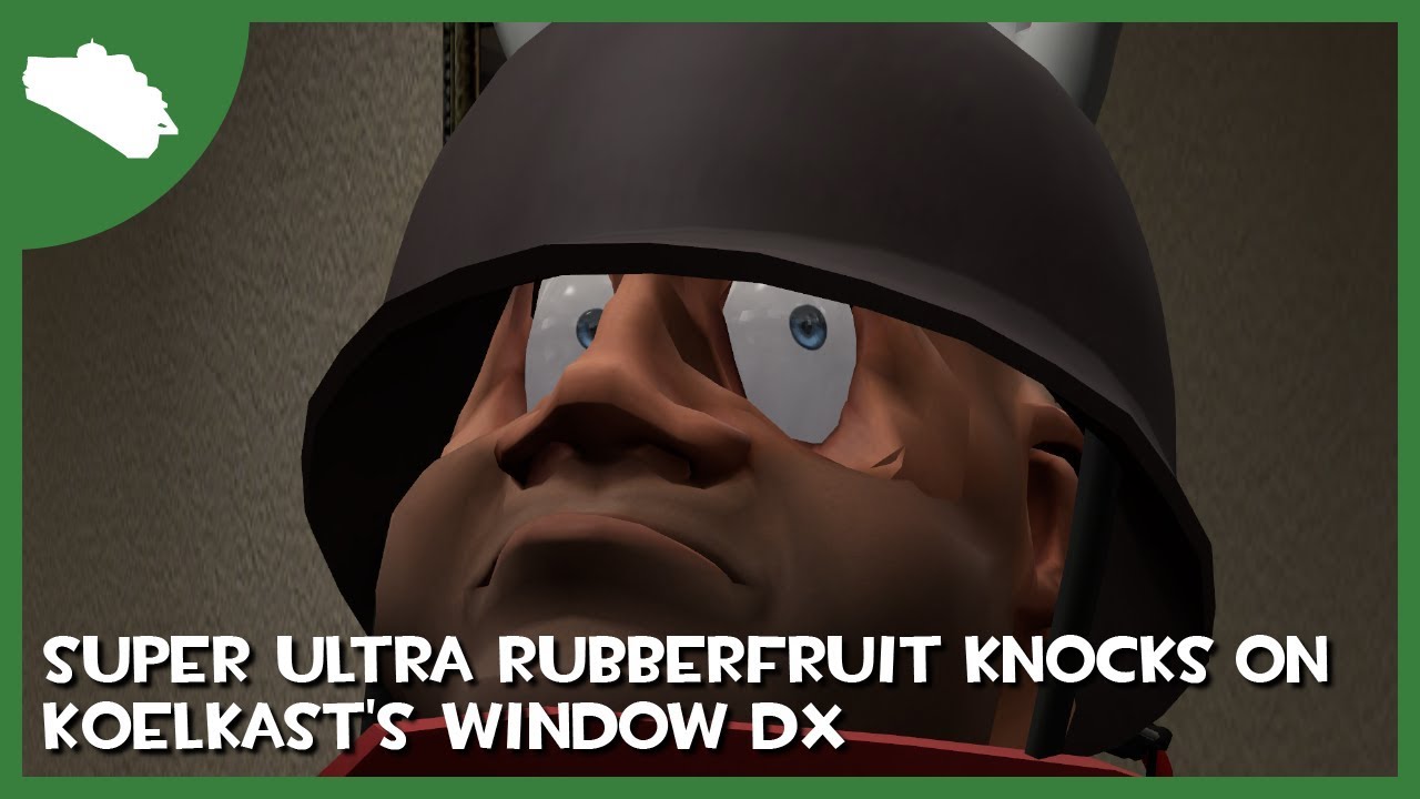 Super Ultra RubberFruit Knocks on Koelkast's Window DX