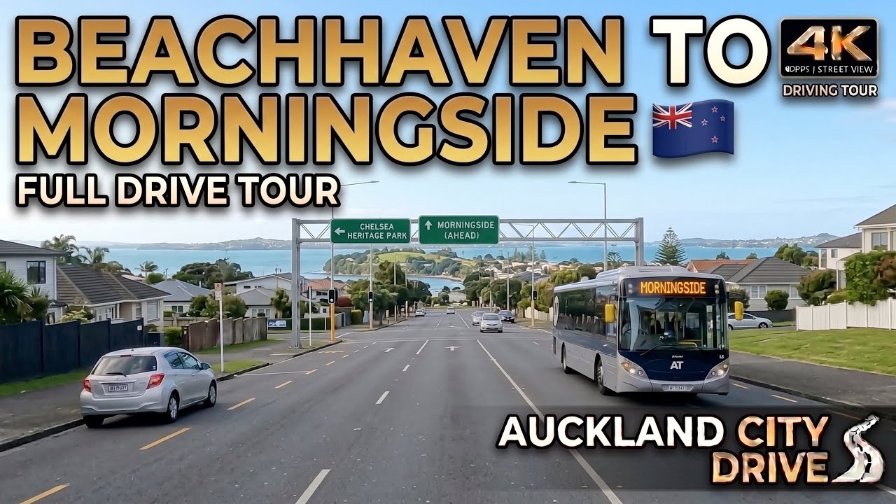 Beach Haven to Morningside Drive | Auckland, New Zealand 🇳🇿 | 4K Driving Tour