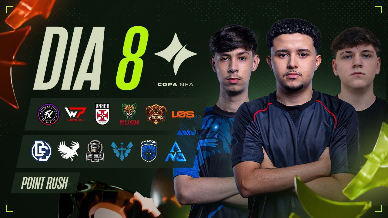 COPA NFA SPLIT 1 26 🟢 POINT RUSH - Q1 | DIA 8 - HOJE TEM TROCAÇÃO DE VERDADE NO FREE FIRE!