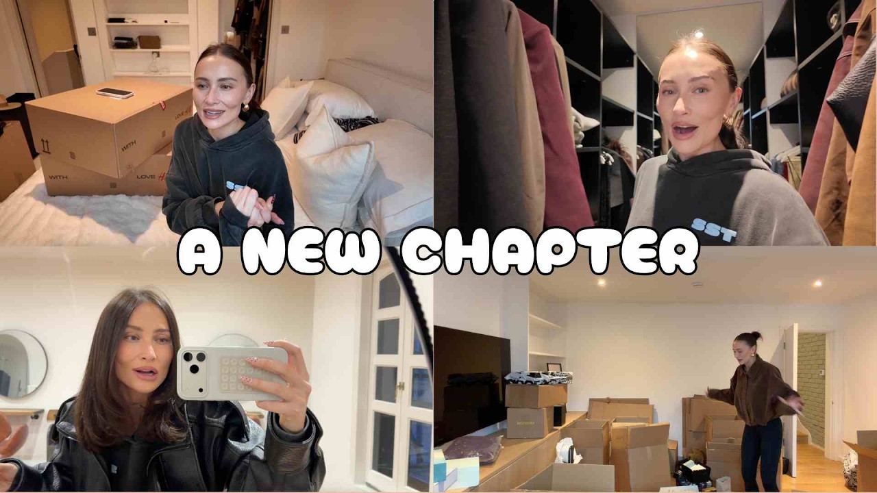 VLOG | I'VE MOVED, UNBOXING THE NEW CHAPTER