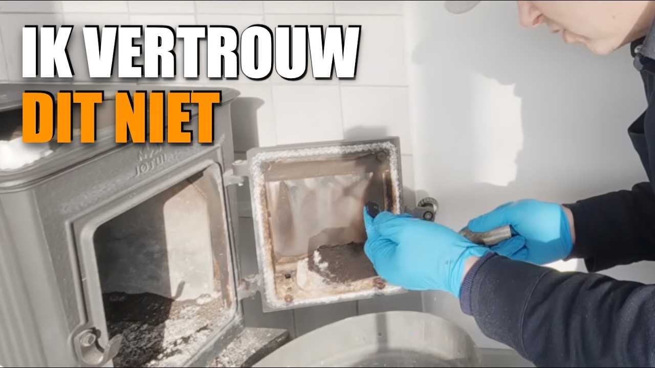 Dit geluid wil je niet horen bij een houtkachel