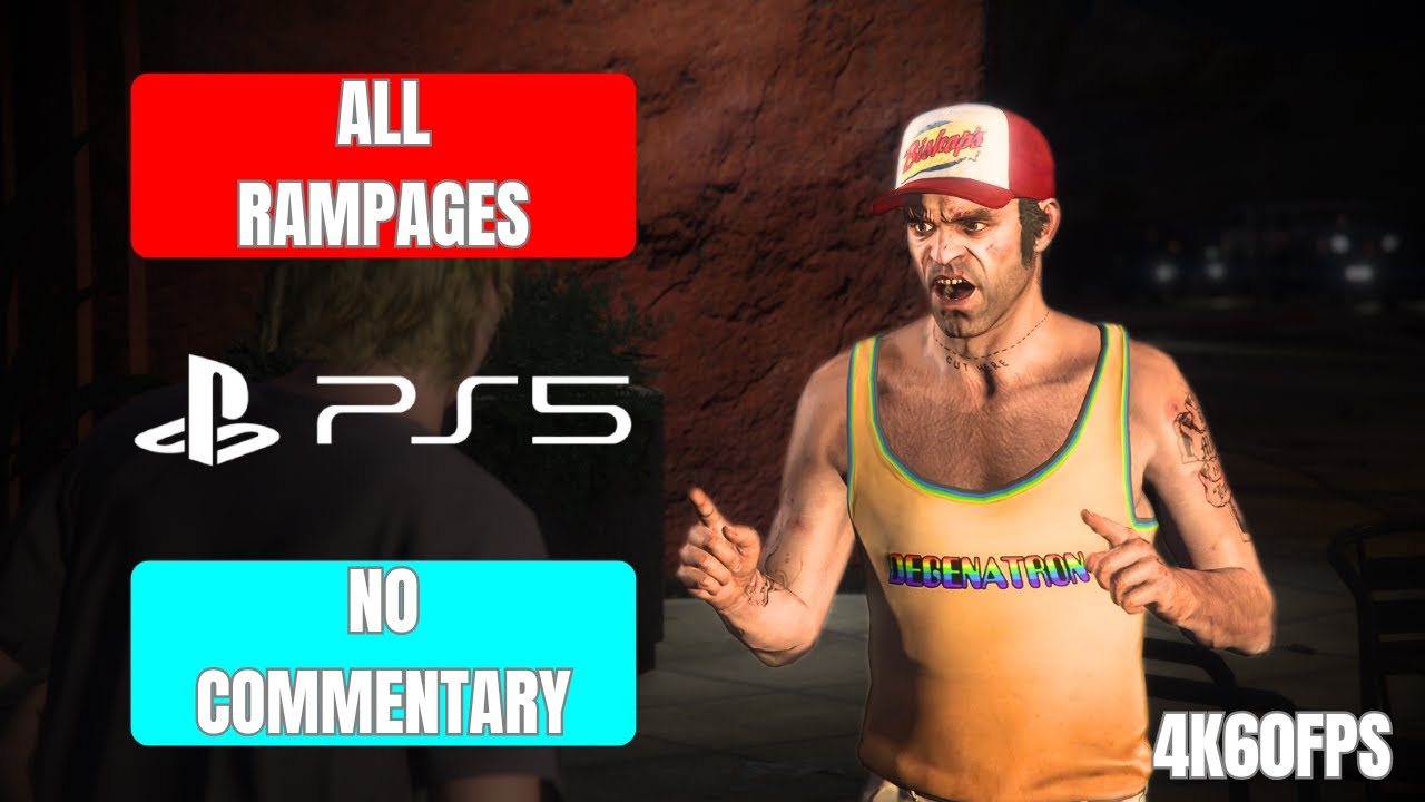 AY.CREATES | ALL TREVOR RAMPAGE MISSIONS (GTA 5) - 4K 60FPS [NO COMMENTARY]
