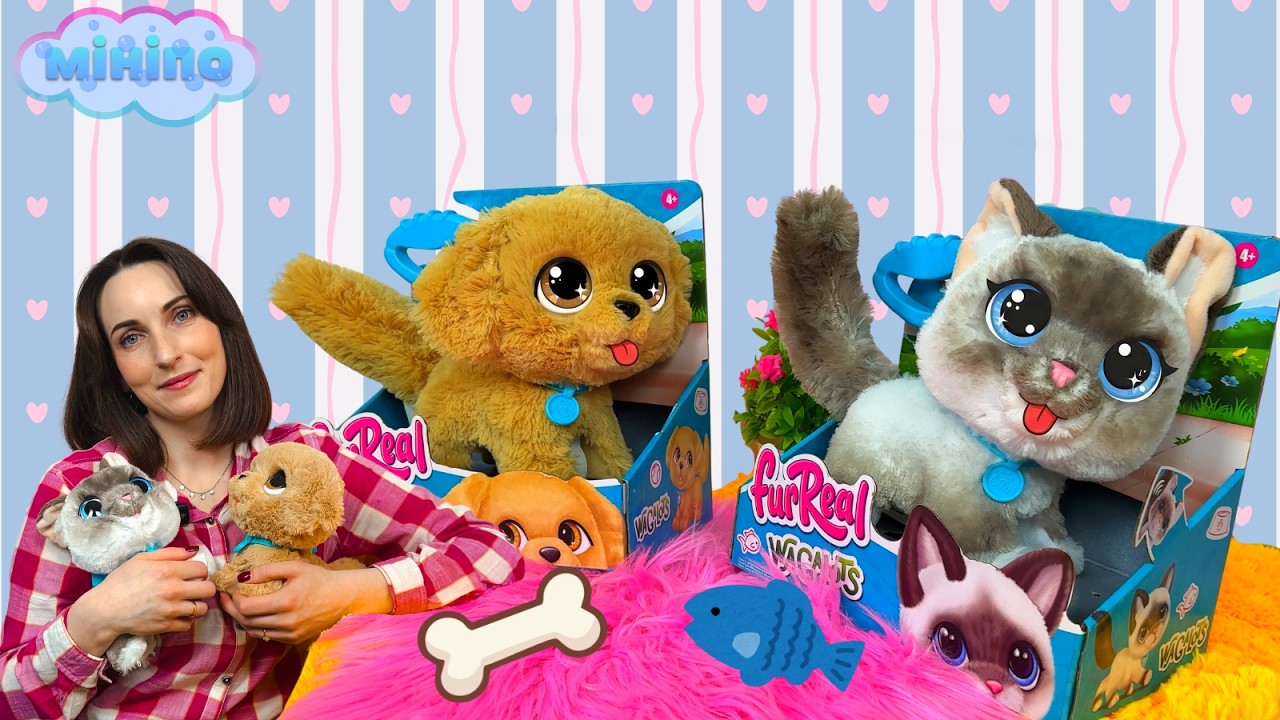 Мультик про домашніх улюбленців Furreal Friends українською | Інтерактивні іграшки Соня та Рокі