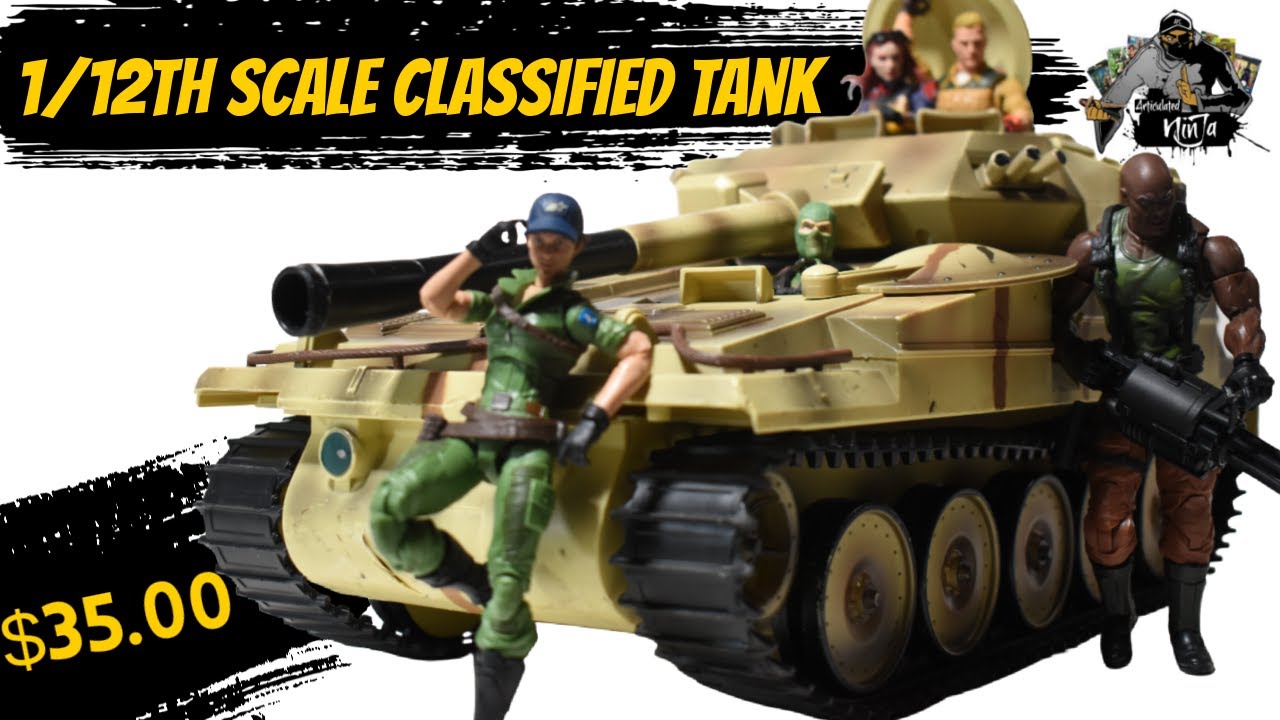 Классифицированный танк GI Joe в масштабе 1/12