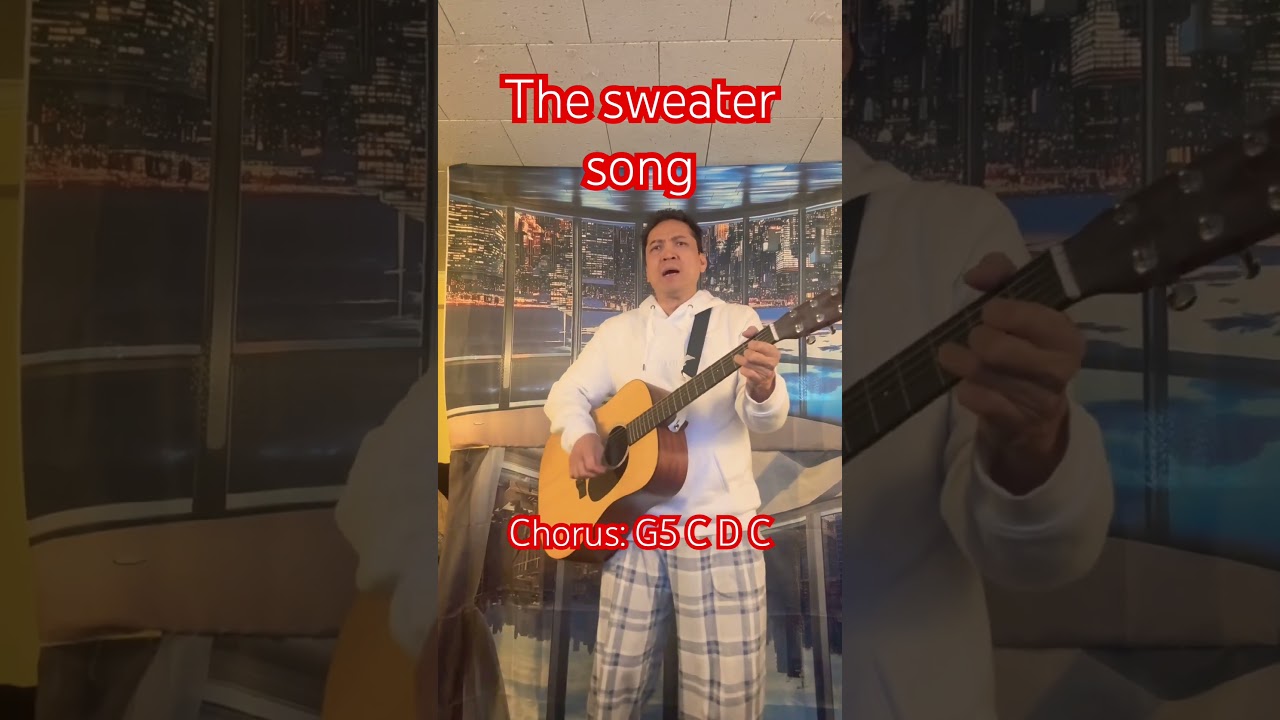 This Acoustic Sweater Song Is Pure 90s Chill 🧥🎸