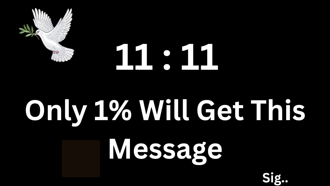 🕊️11:11 ✉️ Your Angel Is Warning You, Don’t Ignore This Lucky Message 🦋