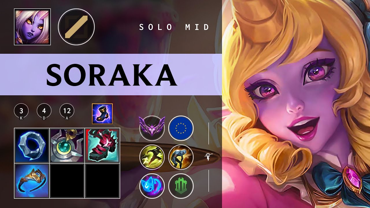 Soraka Mid vs Twisted Fate - EUW Master Patch 26.02