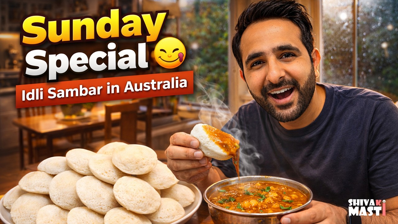 Rainy Day + Hot Idli Sambar | Australia Vlog | Special Sunday
