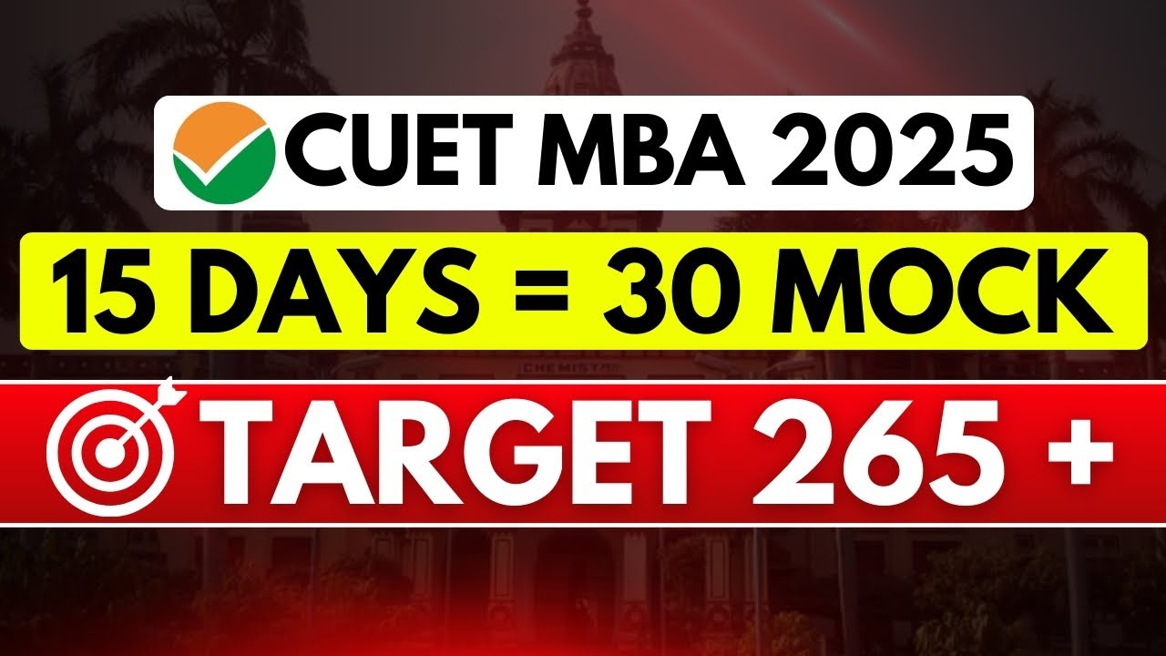 2250 + MOST EXPECTED  QUESTIONS FOR CUET PG  MBA 2025 🔥 | SOLVE ALL IN LAST 15 DAYS✅