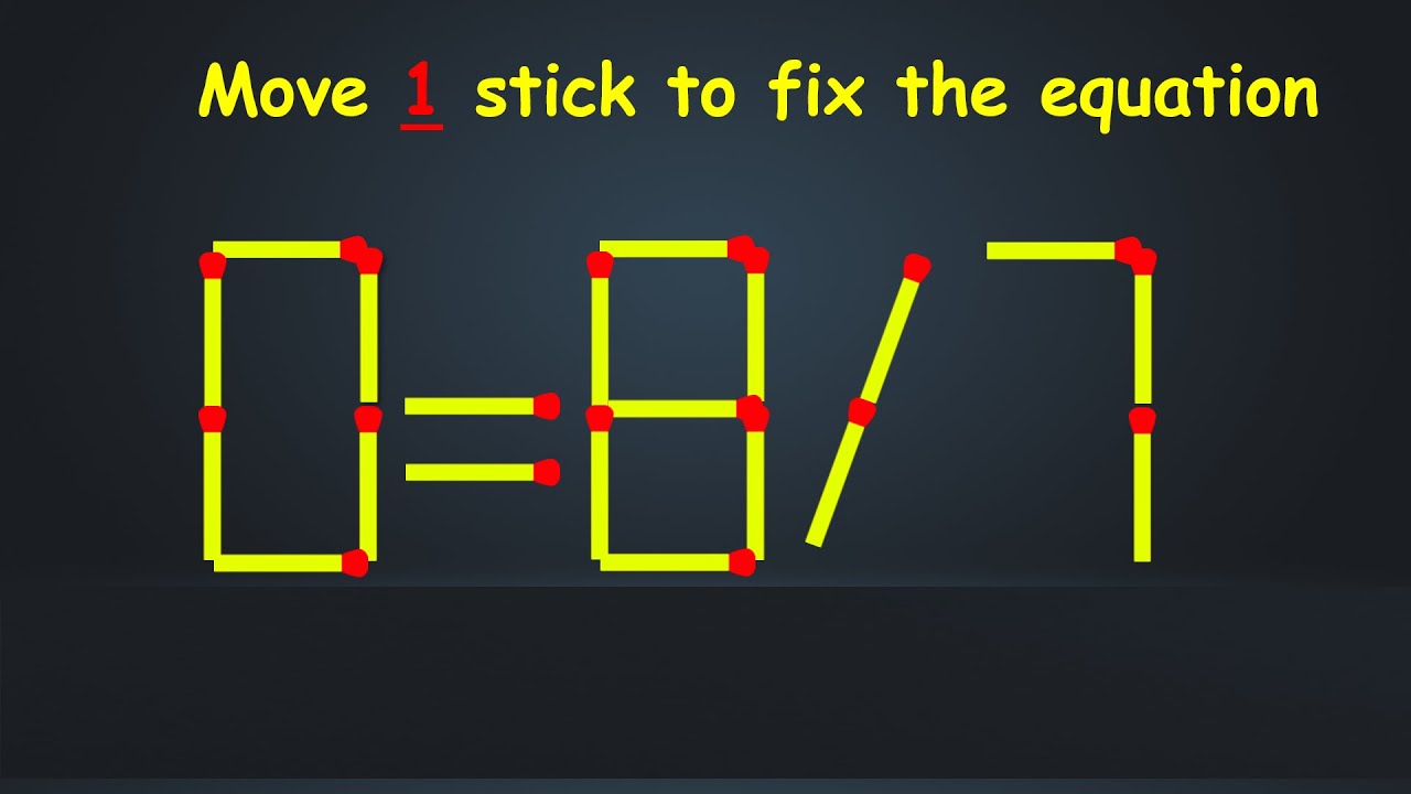 Can You REALLY Solve This SEEMINGLY IMPOSSIBLE Matchstick Puzzle?