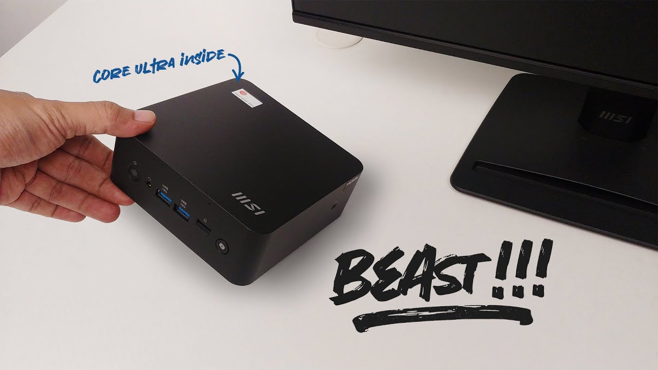 Kenceng Tapi Hemat Listrik dan Ramah Lingkungan | Mini PC MSI Cubi NUC AI+ 2MG