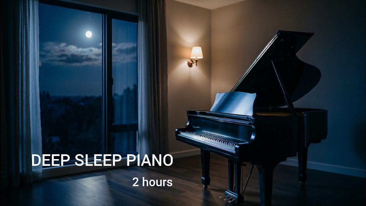Slow Piano Music for Sleeping 🌙 Deep Relaxation & Dreamy Night (2 Hours)
