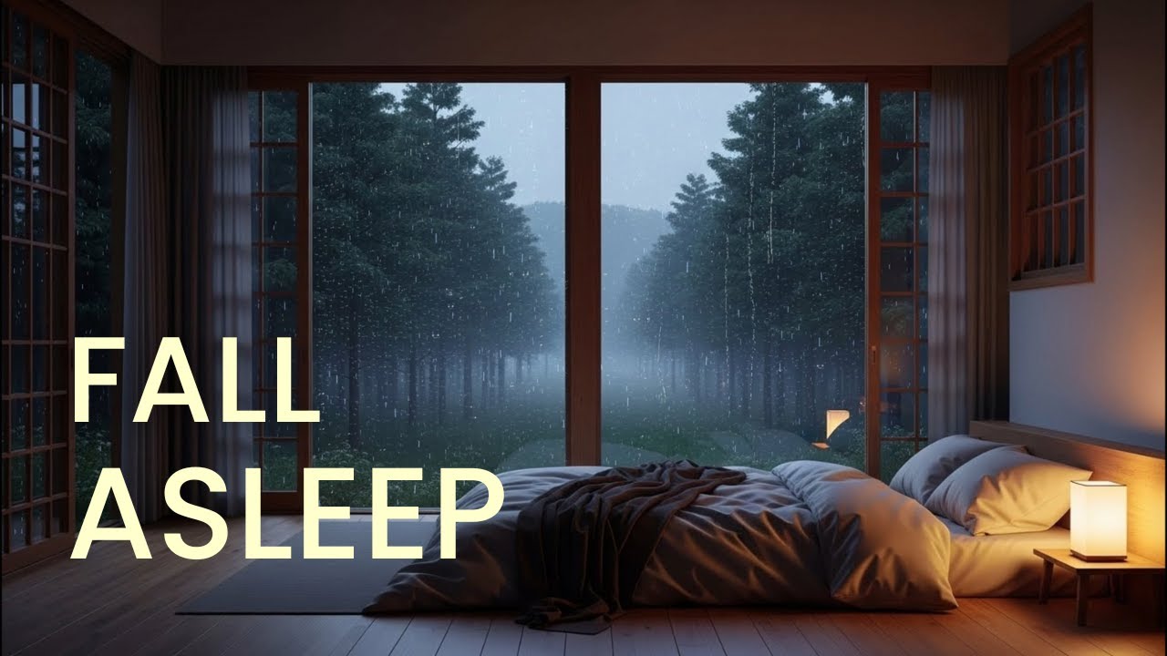 Soft Piano & Rain 🌙 Fall Asleep Fast | Deep Sleep & Insomnia Relief