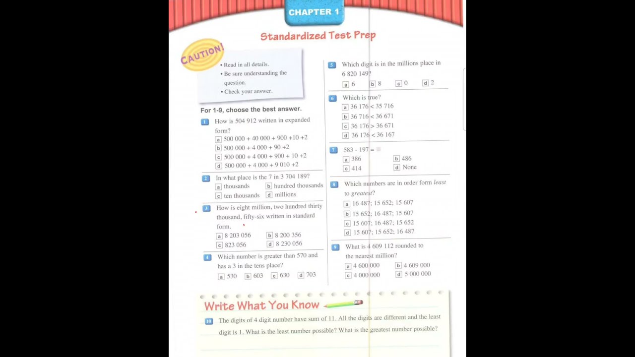 BIRKARI grade 4 chapter 1 exam check solution #birkari #exam