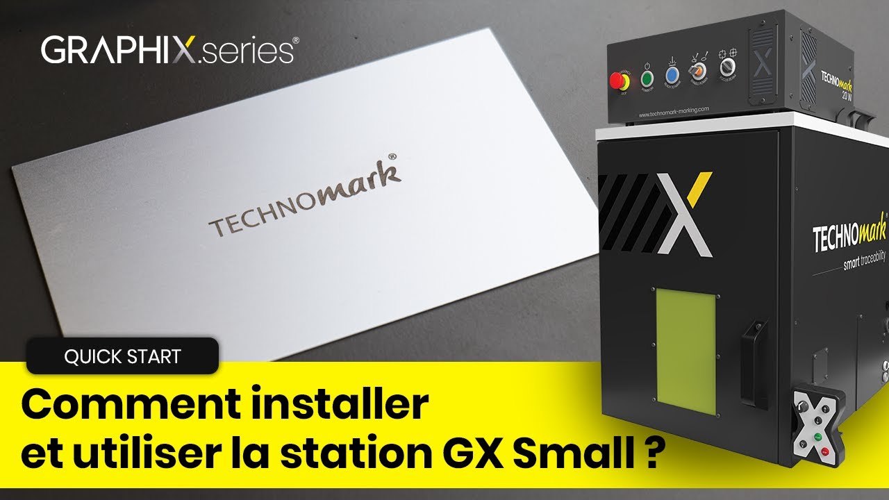 GX Small - Tutoriel Quick start : installation et utilisation de la station laser