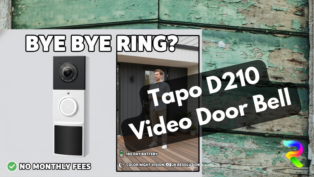 Обзор дверного звонка TP-Link Tapo D210: лучше, чем Ring? #tplink #tapo #doorbellcam