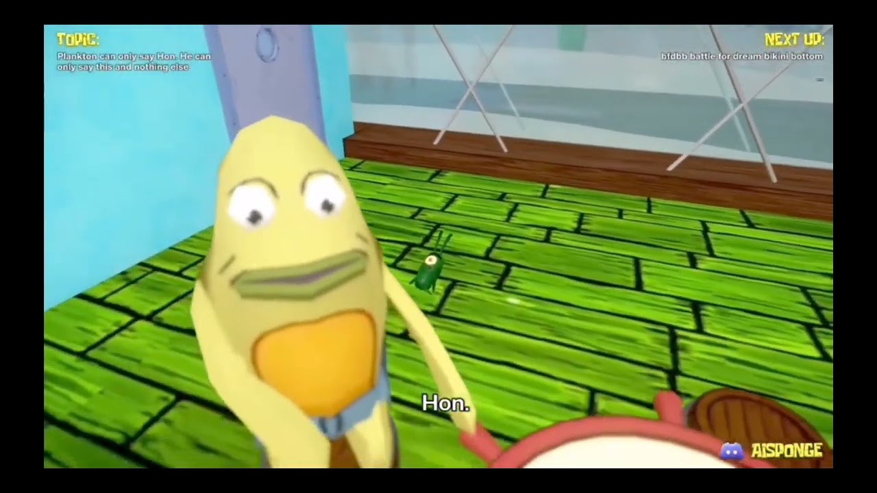 [VERY LOUD WARNING] Plankton Hon. stroke | AI Sponge Rehydrated