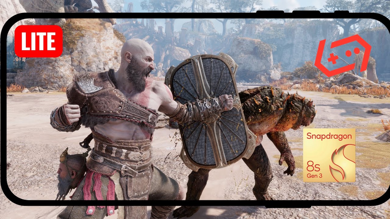 God of War (2018) Lite 16GB  on POCO F6 | Snapdragon 8s Gen 3 Gameplay Test | GameHub Lite V5.3.3 Co