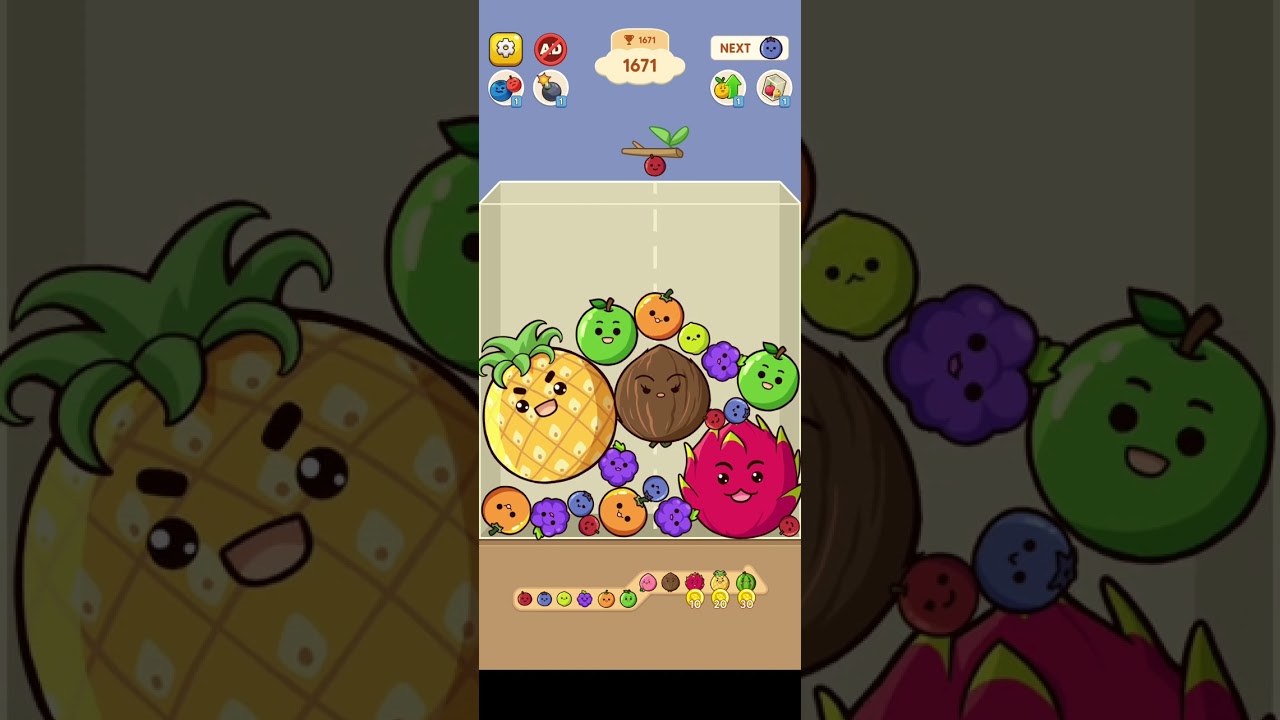 Fruit Merge Juicy Drop Game