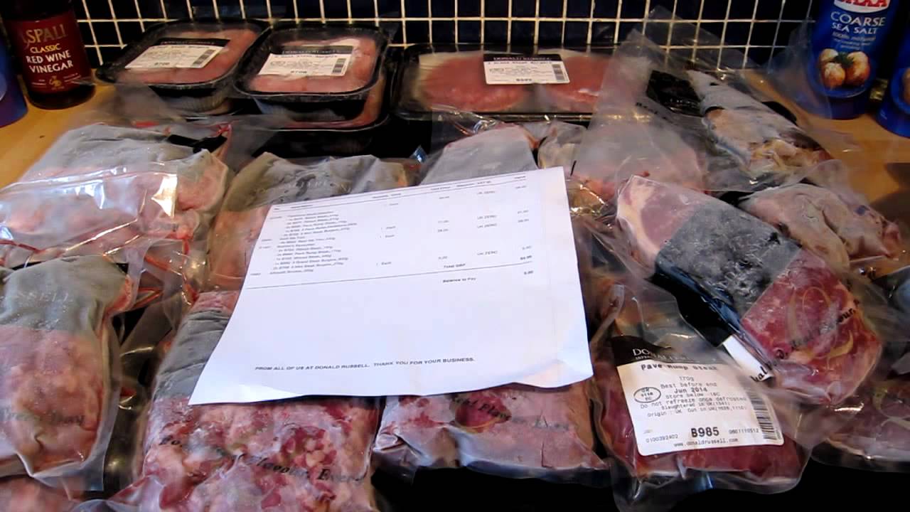 My Donald Russell meat & fish order arrives - Full Box opening & Content review
