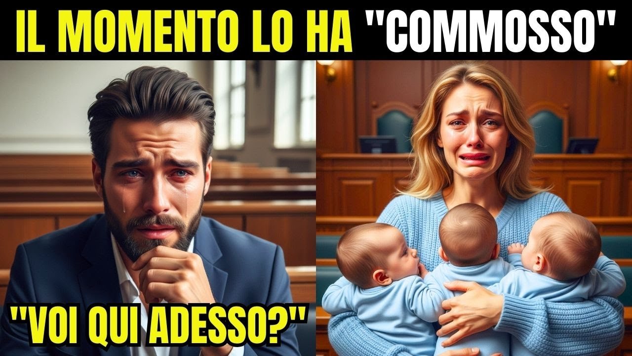 IL MILIONARIO IN TRIBUNALE. L’EX MOGLIE ARRIVA CON I TRIGEMELLI E LO AFFRONTA