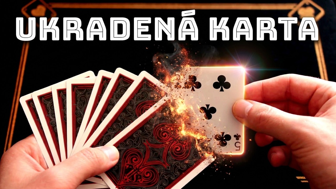 UKRADENÁ KARTA –⁠ ÚŽASNÝ KARETNÍ TRIK S VYSVĚTLENÍM! 🔥