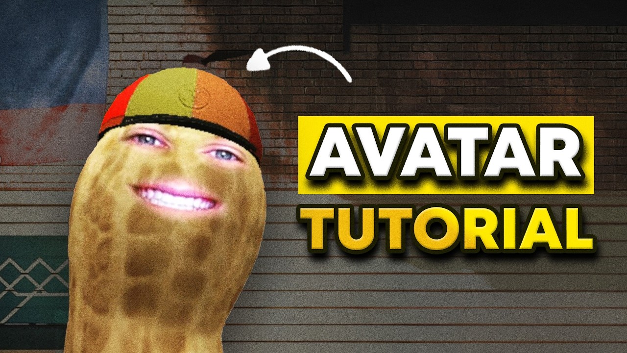 Как создать аватар BurntPeanut за 8 минут (без блендера)