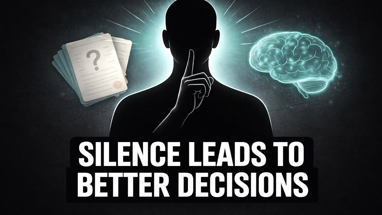 Why Silence Leads to Better Decisions | Psychology of Thinking