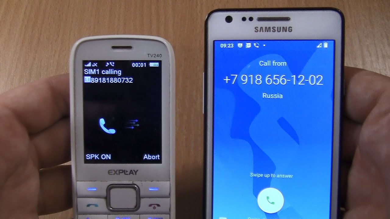 Incoming call & Outgoing call at the Same Time Explay TV240 +Samsung s2 ANDROID 11