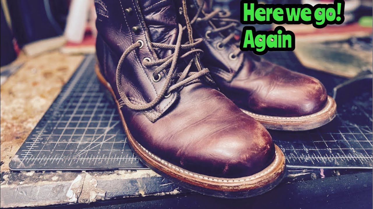Chippewa service Boots Got A Big Upgraded/Dr.Sole #cobbler #shoerepair #vintagestyle